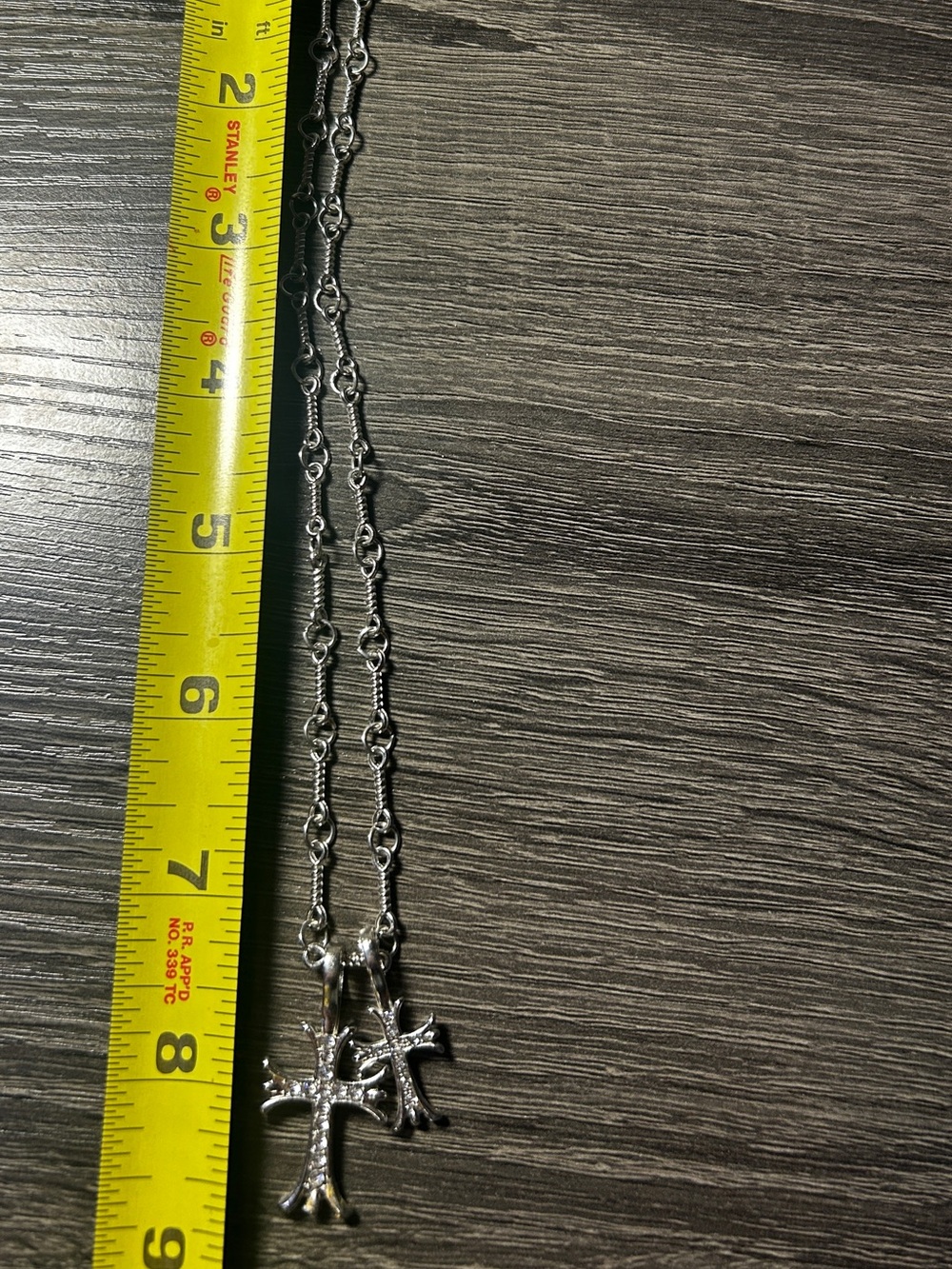 Silver Cross Pendant Necklace - Women's Accessories